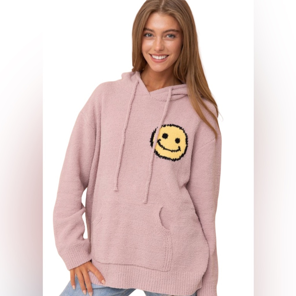 Blue B Collection Hooded smiley Top - Picture 3 of 10